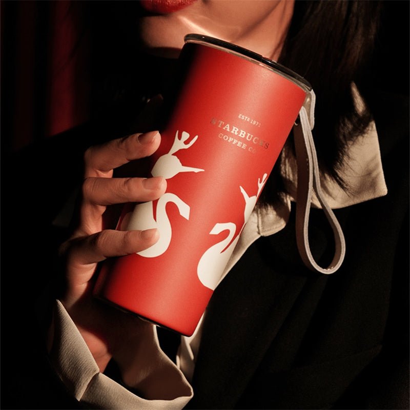 China Red starbucks hot tumbler