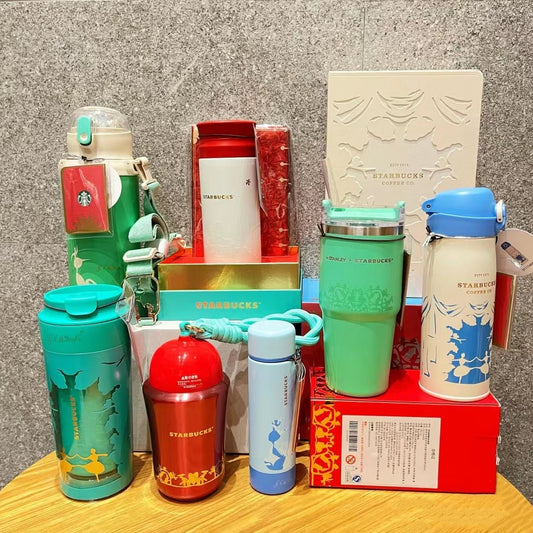 Starbucks 2023 China Xmas Wave-3 H.C.Andersen Paper-cut SS Stanley Cup Thermos Xmas Gift - Lynn StarbucksCup