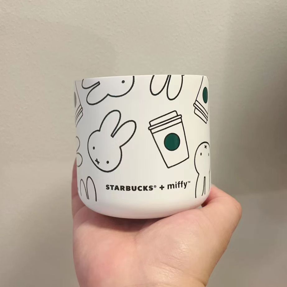 Limited Starbucks Miffy Collaboration SS Coffee Mug 12oz