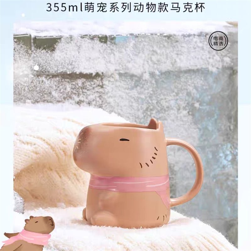 China Starbucks 2023 Xmas Capybara Cups Thermos Mug Straw Cup - Lynn StarbucksCup