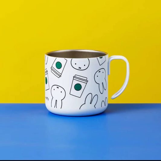 Limited Starbucks Miffy Collaboration SS Coffee Mug 12oz