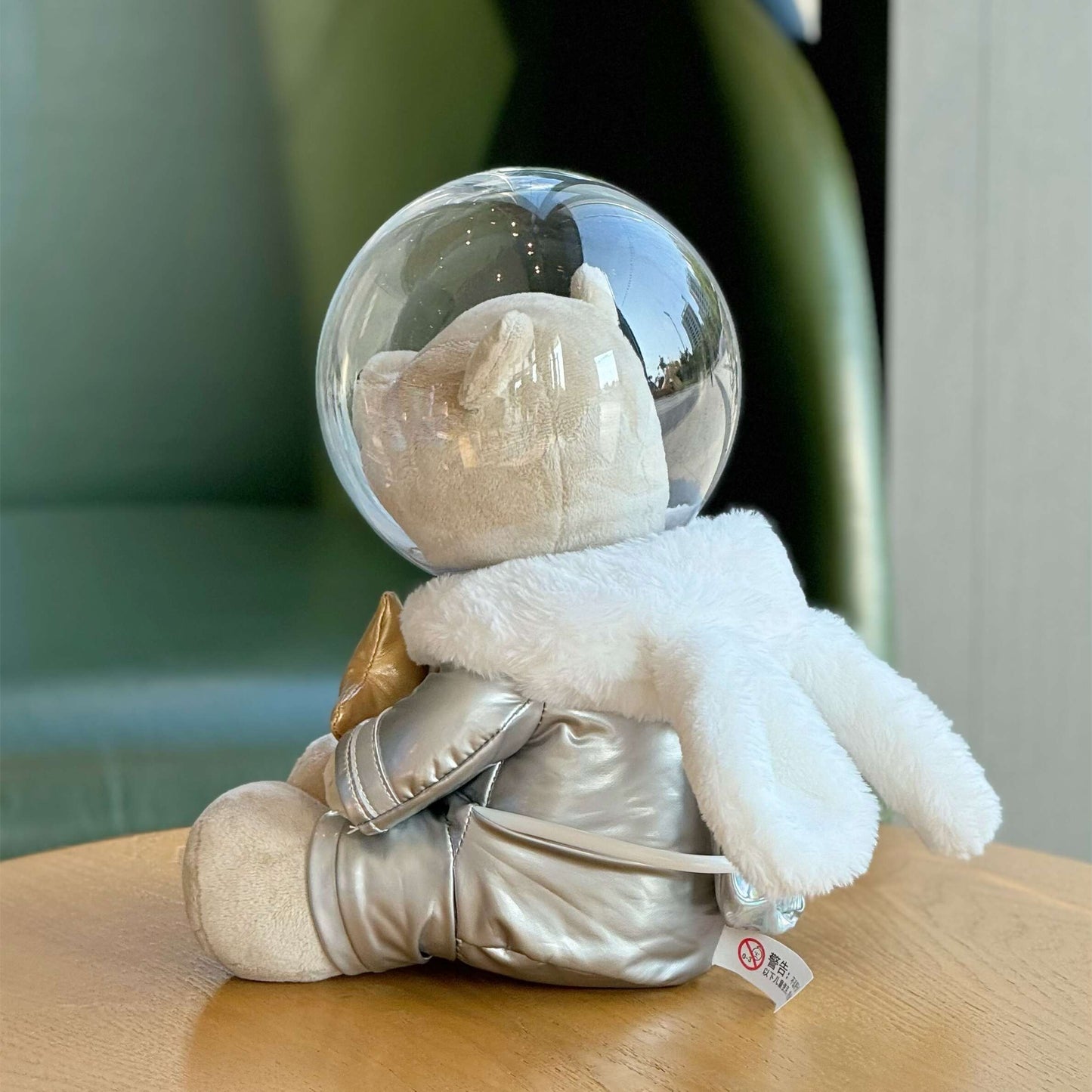 Starbucks China 2024 Mid Autumn Festival Removable Astronaut Bearista Plush Doll