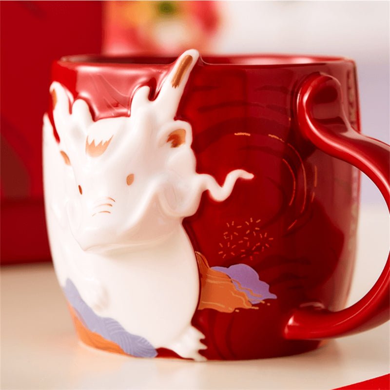 Starbucks China 2024 Year Of The Dragon 12oz/3oz Zodiac Mug Set Free Shipping  - Lynn StarbucksCup