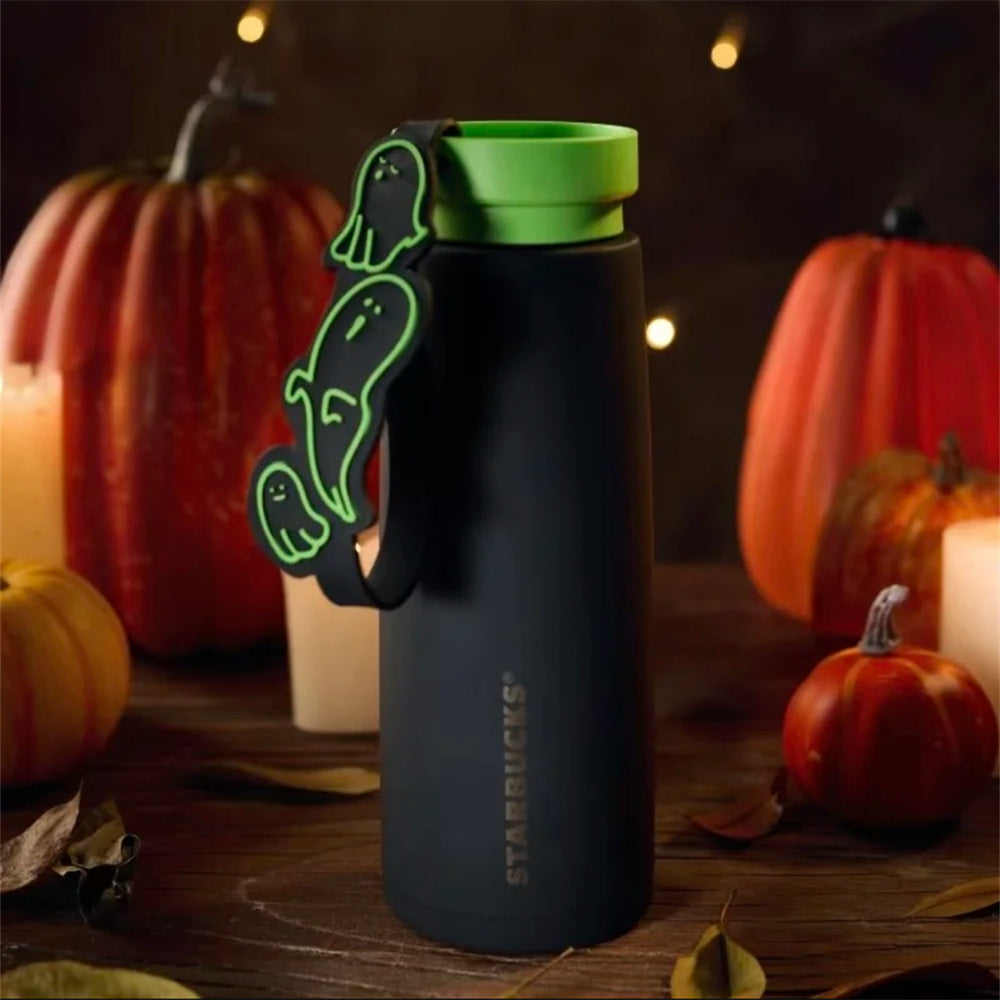 Starbucks 2024 China Halloween Green Ghost 21oz SS Tumbler