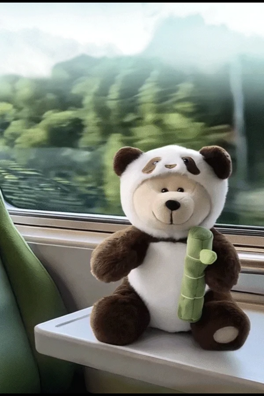 Starbucks 2024 China Panda with Bamboo Bear Plush Toy