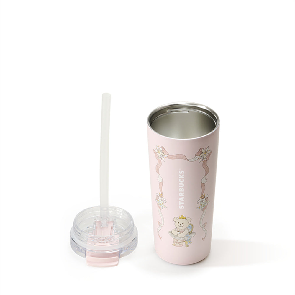 Starbucks Princess High Tea Ballet Bear 23oz Double Drink SS Tumbler