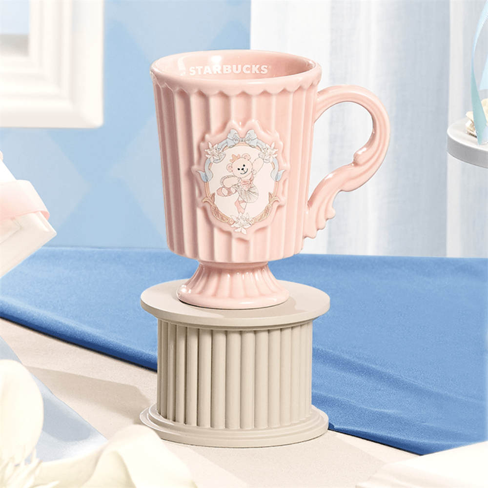 Starbucks Princess's Tea Time Pink Ceramic Mug 296ml