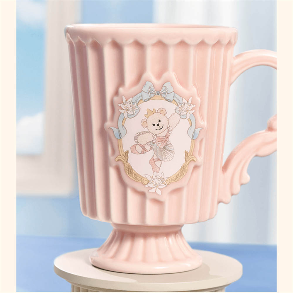 Starbucks Princess's Tea Time Pink Ceramic Mug 296ml