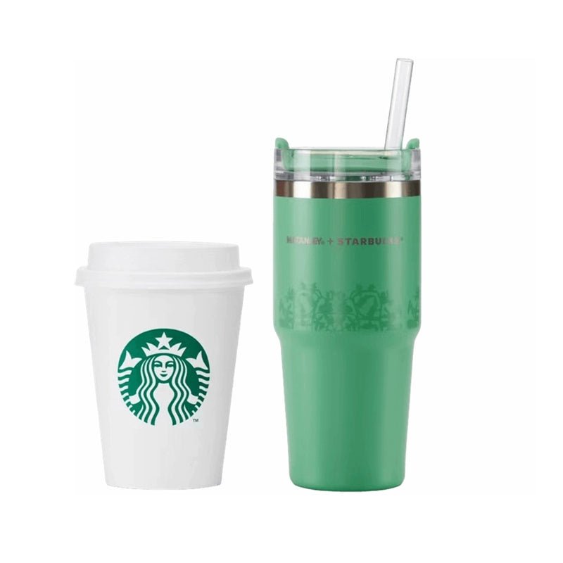 Starbucks 2023 China Xmas Green Stanley Ballet Dancer 414ml Andersen's Fairy Tales Paper-Cut - Lynn StarbucksCup