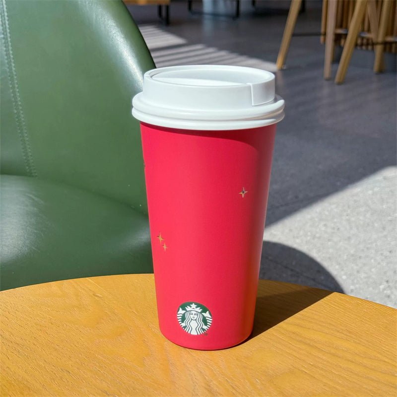 Starbucks 2023 China Christmas Classic Red 15oz SS Cup Tumbler Free shipping - Lynn StarbucksCup