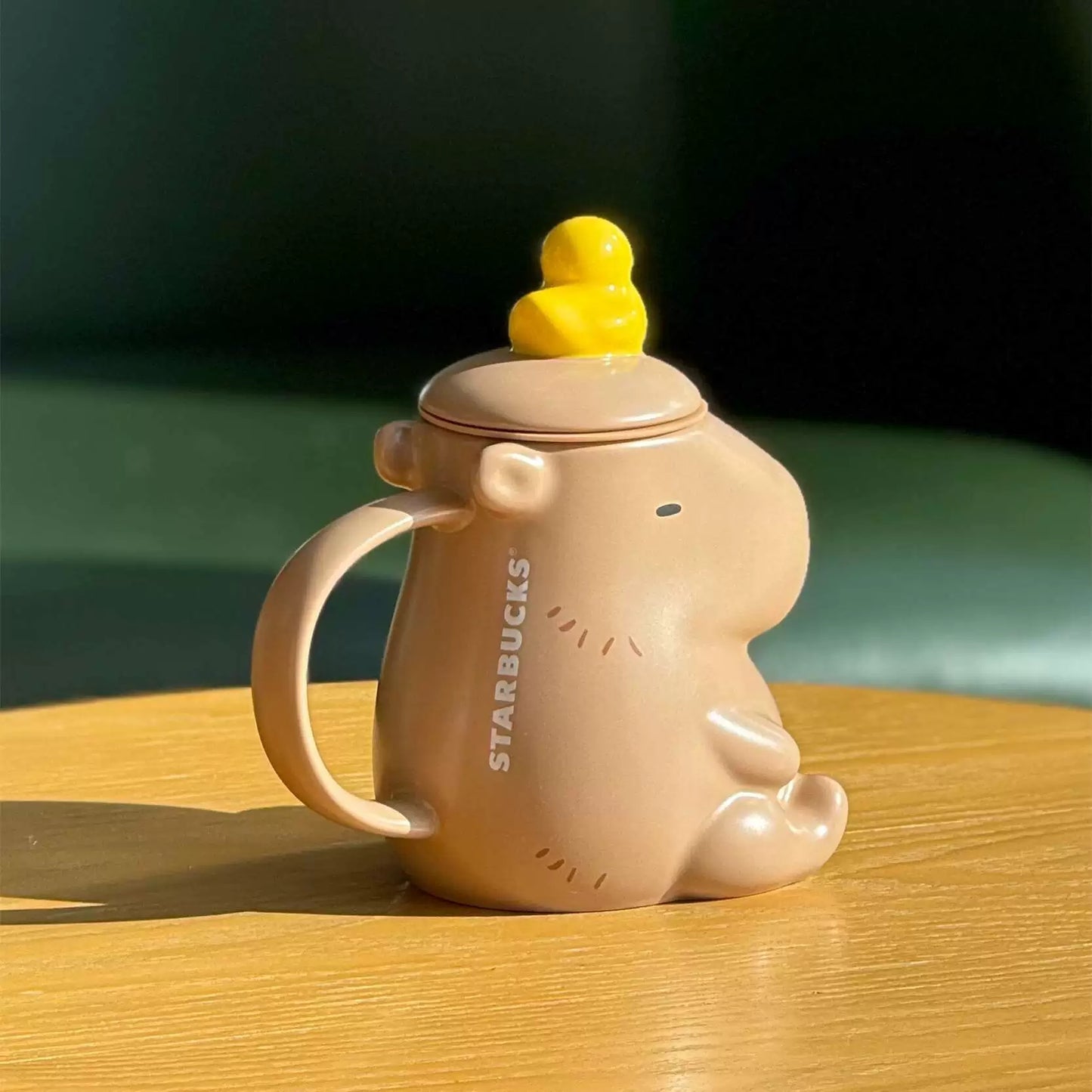 Starbucks 2025 China Valentine's Day Cute Capybara 12oz Ceramic Mug